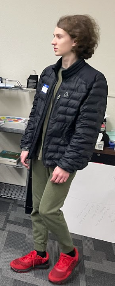 Thomas Meduna standing up.